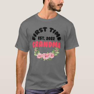 T-shirt Promu À La Nouvelle Grand-Mère Mimi - Première Gra