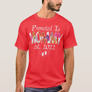 T-shirt Promu à maman EST 2022 Tournesol Nouvelle Mère