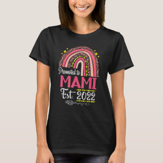 T-shirt Promu à Mami Est 2022 Rainbow Mother's Day Rai
