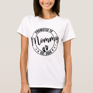 T-shirt Promu à Mommy Est 2024 Faire-part de grossesse
