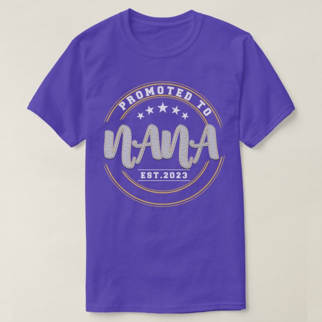 T-shirt Promu À Nana Est 2023Nouvelle Grossesse De Grand-M (Design devant)