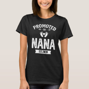 T-shirt Promu À Nana Funny Grand-Mère Grand-Mère Grand-Mèr