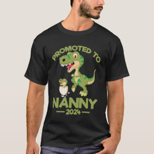 T-shirt Promu À Nanny 2024 Dinosaur Rex Boys