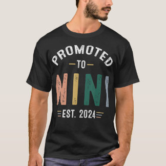 T-shirt Promu À Nini Est 2024 Vintage Retro