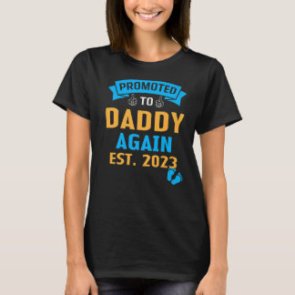 T-shirt Promu À Nouveau Papa 2023 Grossesse Papa Announc