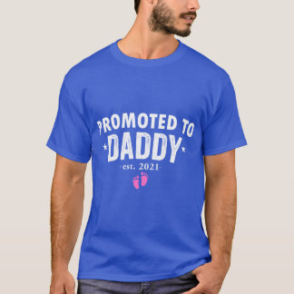 T-shirt Promu à papa 2021 Bientôt être papa Mari fille
