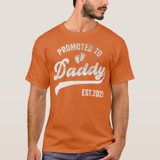 T-shirt Promu à papa 2021 Funny Nouveau papa bébé