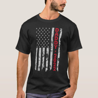 T-shirt Promu À Papa 2022 Papa Première Fois Nouveau Papa