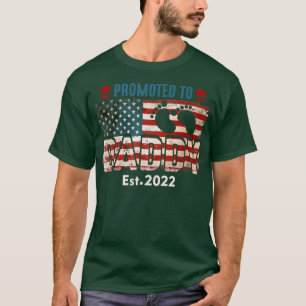 T-shirt Promu À Papa 2022 Première Fête des pères Nouveau