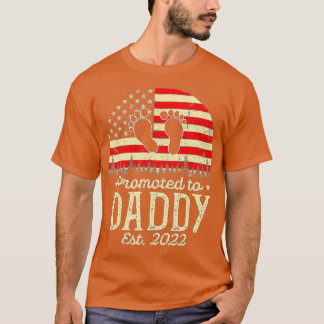 T-shirt Promu À Papa 2022 Première Fête des pères Nouveau
