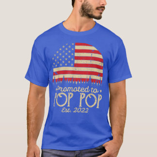 T-shirt Promu à Pop Pop Est 2022 Hommes USA Drapeau First 