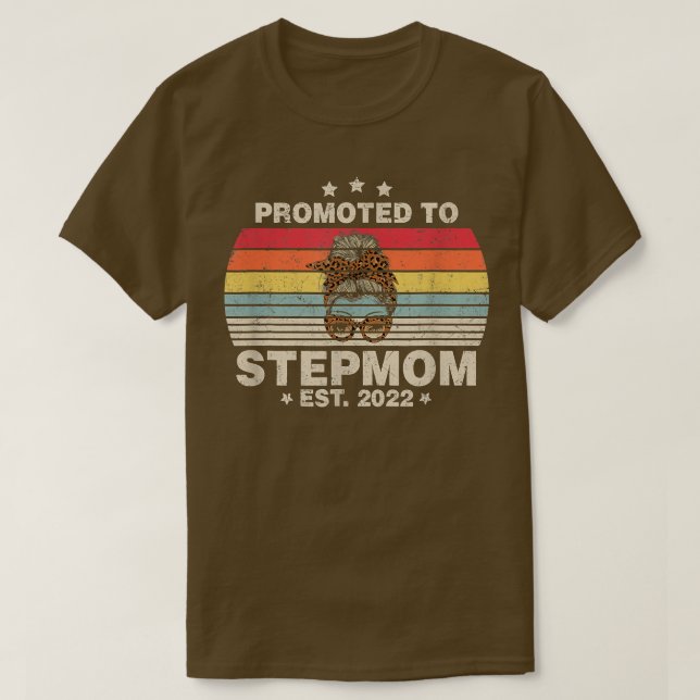 T-shirt Promu À Stepmaman Est 2022 Femmes Retro Premier Ti (Design devant)