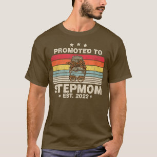T-shirt Promu À Stepmaman Est 2022 Femmes Retro Premier Ti