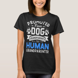 T-shirt Promu De Grand-Parents De Chien À Grand-Parrain De