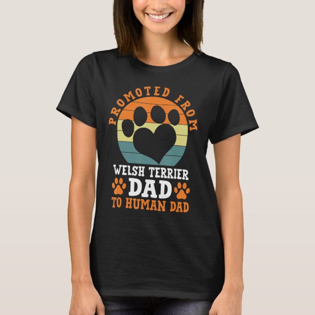 T-shirt Promu de Welsh Terrier Papa Funny Welshie Humo (Devant)