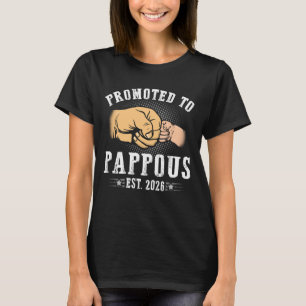 T-shirt Promu en Pappous estimé.2026 Fête des Pères Premiè