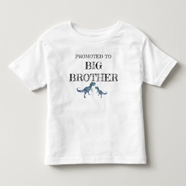 T-shirt Promu Grand Frère Dinosaure T-Rex (Devant)