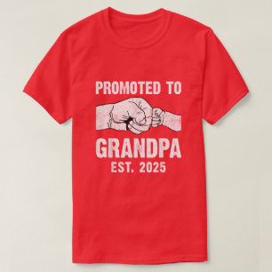 T-shirt Promu Grand-Père 2025 Annonce de Grossesse