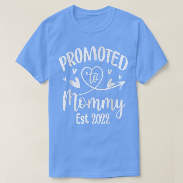 T-shirt Promu Maman 2022 Nouvelle Maman 2022 Pour Femmes H (Design devant)