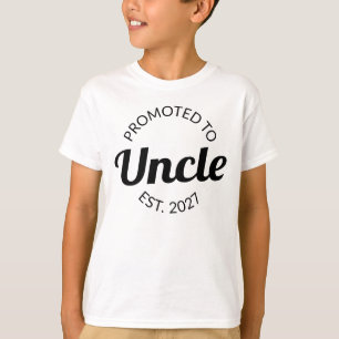 T-shirt Promu Oncle Estimé 2027 Nouvel Oncle I
