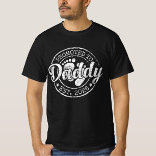 T-shirt Promu Papa en 2026, Nouveau Papa 2026