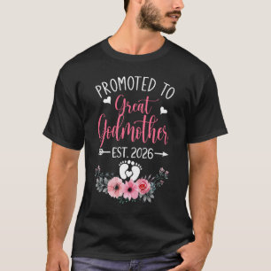 T-shirt Promue Grande Marraine Établie 2026 Fête Des Mères