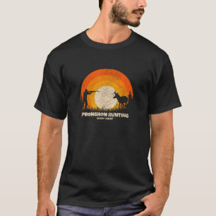 T-shirt Pronghorn Hunter Lucky Charm Pronghorn Chasse