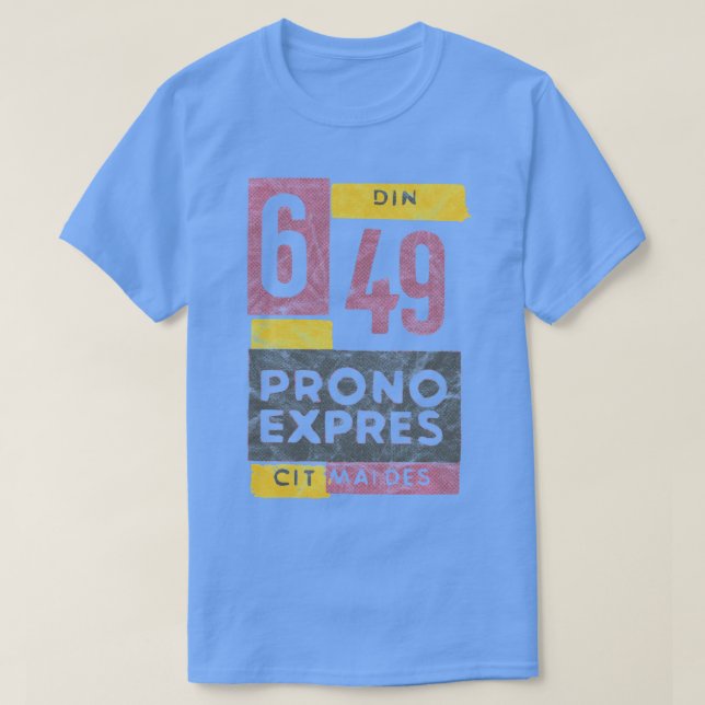 T-shirt Prono Expres Roumain Matchbox Texte Typographie Gr (Design devant)