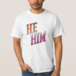 T-shirt Pronoms lesbiens Il Lui