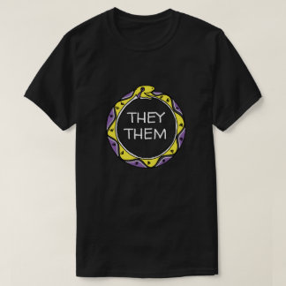T-shirt Pronononounes personnalisables Serpent Ouroboros n