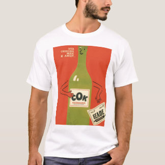 T-shirt Propagande russe d'Anti-Alcool