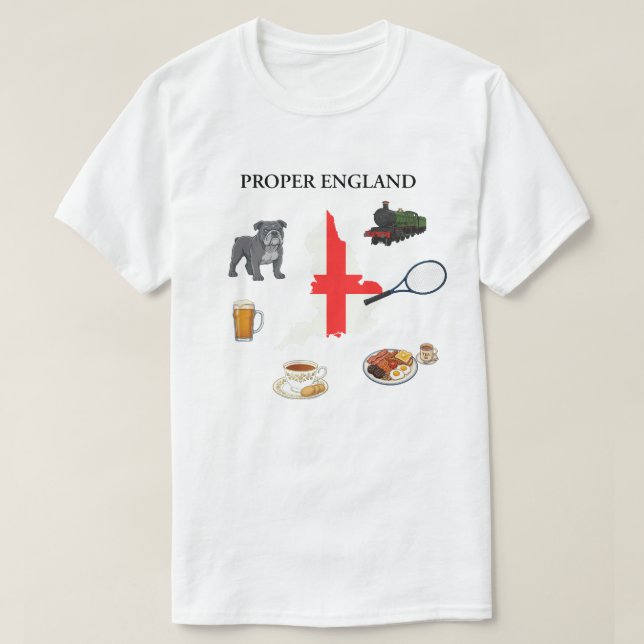 T-shirt PROPER ENGLAND Basic (Design devant)