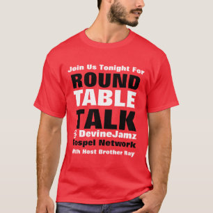 T-shirt Propos de table rond