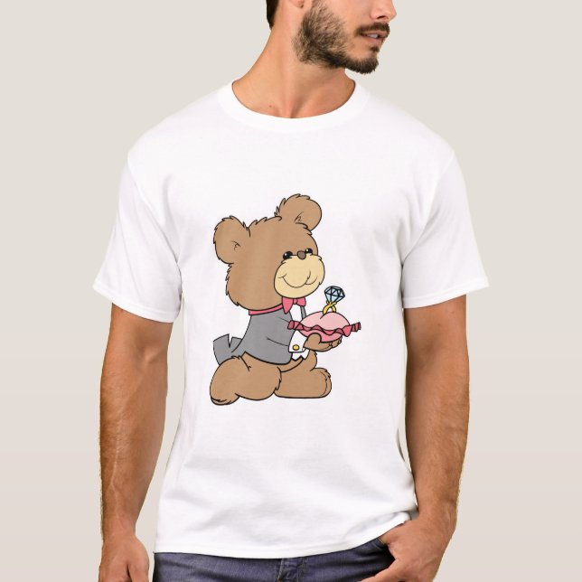 T-shirt proposition ou conception de l'ours en peluche por (Devant)
