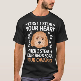 T-shirt Propriétaire Cavapoo Funny Cavapoo Papa Cavapoo Ma