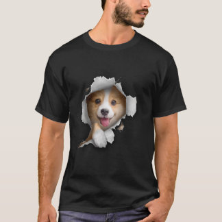 T-shirt Propriétaire Corgi Corgi Corgi Corgi