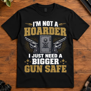 T-shirt Propriétaire d'arme à feu Je ne suis pas un accumu