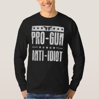 T-shirt Propriétaire d'arme à feu pro-arme anti-idiot