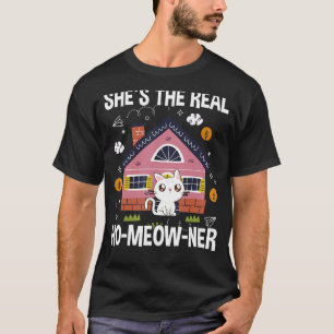 T-shirt Propriétaire de chat Acheteur immobilier Nouvell