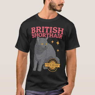 T-shirt Propriétaire de chat maman British Shorthair Briti
