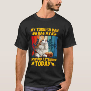 T-shirt Propriétaire de chat MON TURKISH VAN A MON ATTENTI