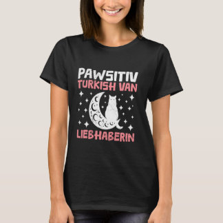 T-shirt Propriétaire de chat PAWSITIV TURKISH VAN LIEBHABE
