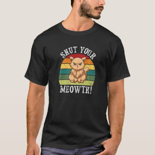T-shirt Propriétaire de chat Rude Sassy Attitude Fermez vo