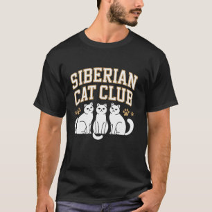 T-shirt Propriétaire de chat sibérien