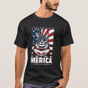 T-shirt Propriétaire de chat Turkish Van MERICA Amateur de