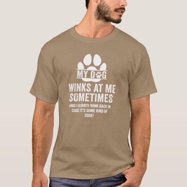 T-shirt Propriétaire de chien Amoureux des chiens présente (Devant)