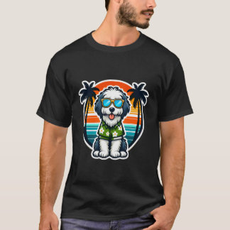 T-shirt Propriétaire de chien de berger anglais ancien Chi