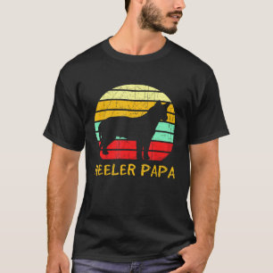 T-shirt Propriétaire de chien de bétail Heeler Papa Papa C