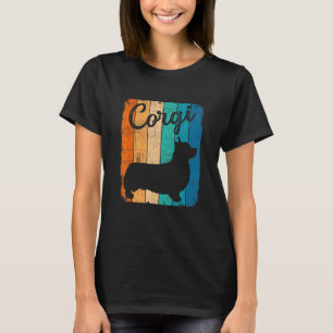 T-shirt Propriétaire de chien de compagnie Corgi Sunset Vi