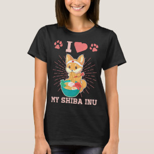 T-shirt Propriétaire de chien de race Shiba Dit 3